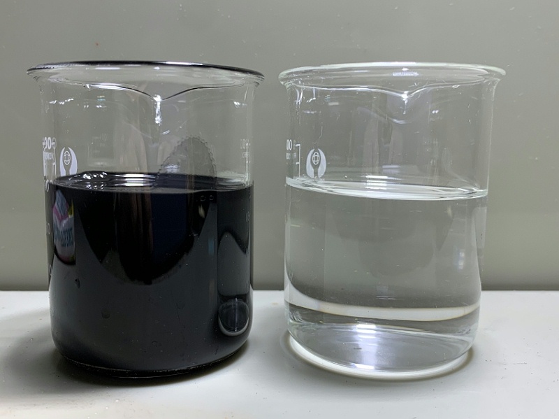 京上環(huán)保水性漆廢水處理效果對比