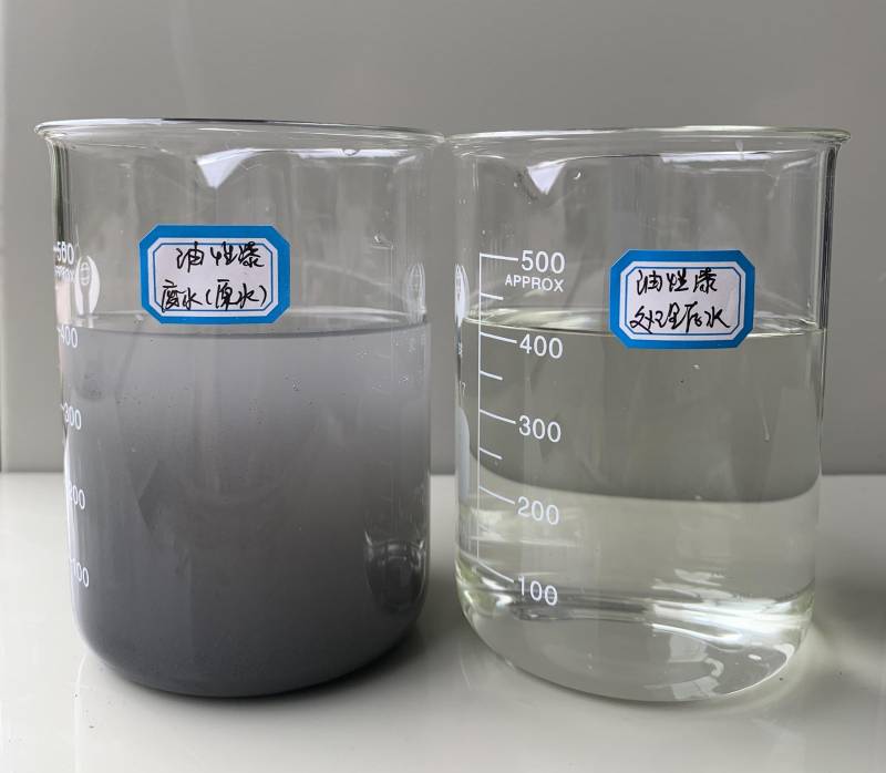 安徽某工程機械油漆廢水處理對比