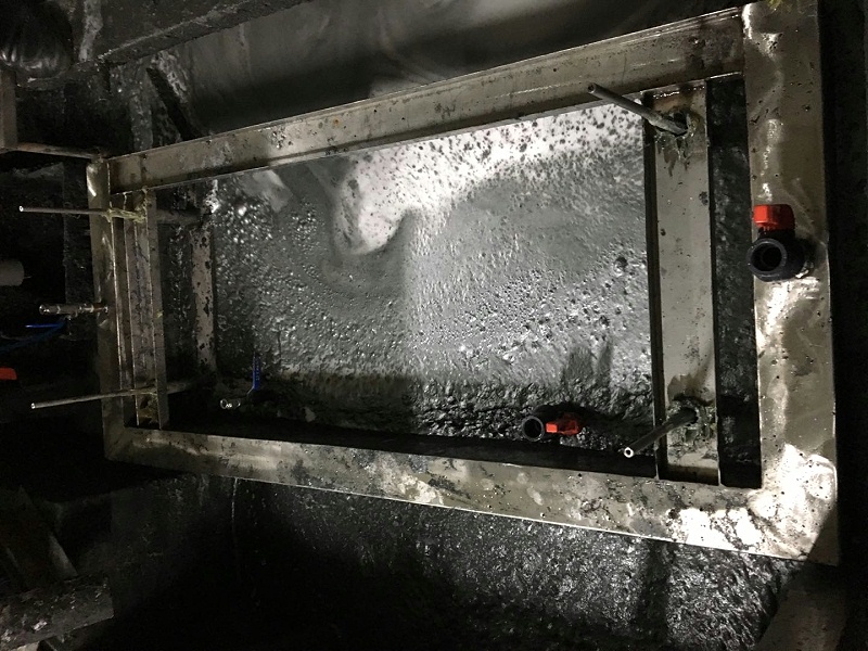 水性漆廢水處理現(xiàn)場(chǎng)圖