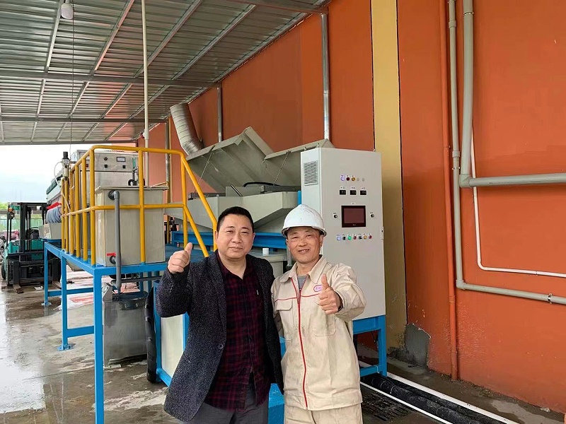 噴漆廢水處理設備客戶合影