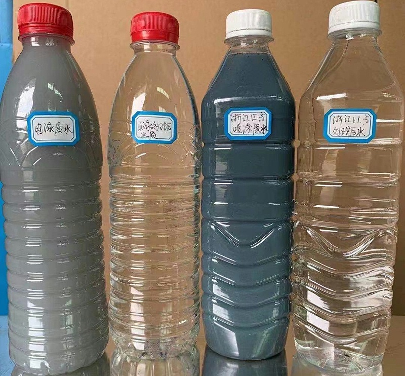 水性漆噴漆廢水處理效果對比