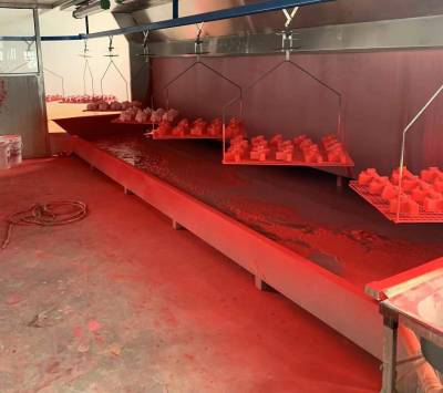 玩具廠噴漆現場圖