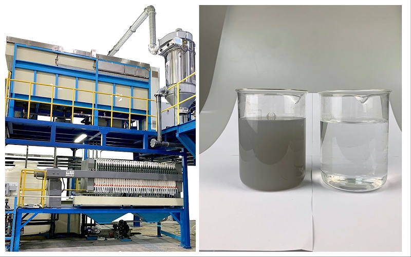 江蘇祥兆文具有限公司涂裝廢水處理設備圖