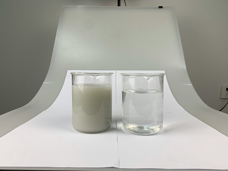 水性漆廢水處理效果對比