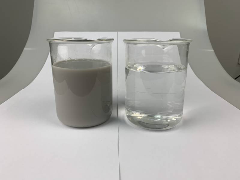 俄羅斯某工程機械有限公司水性油漆廢水處理效果對比