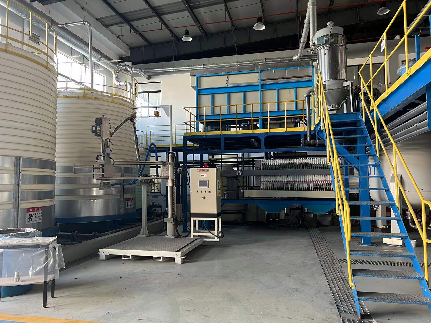 水性涂料廠洗缸廢水處理-每年節省十幾萬廢水處理成本-京上環保