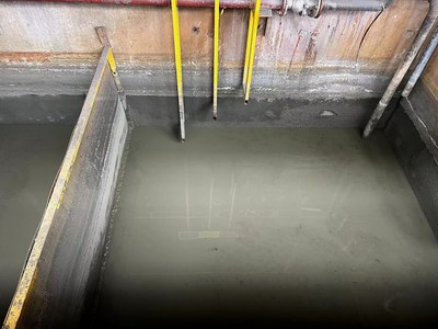 CNC行業噴漆廢水集中池