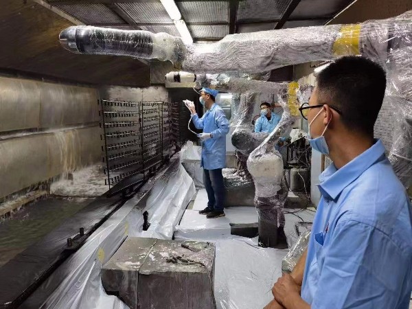 涂裝線(xiàn)噴淋塔廢氣處理