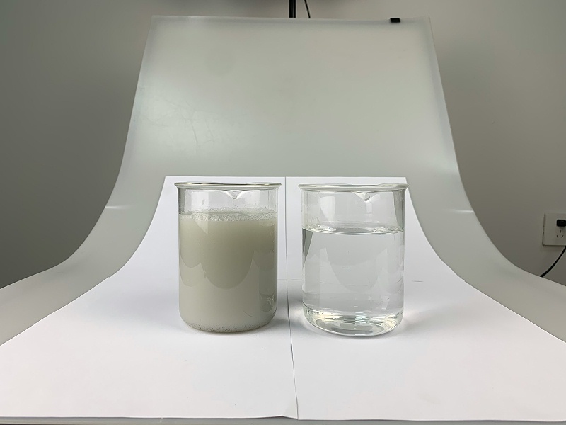 水性油漆廢水效果對比